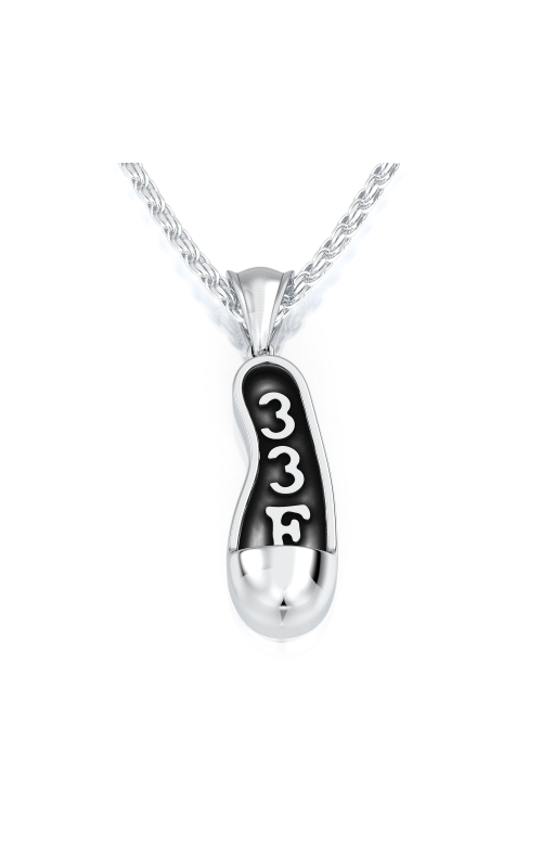Racer Series Ladies Hotshoe Pendant with 3 digit racing number