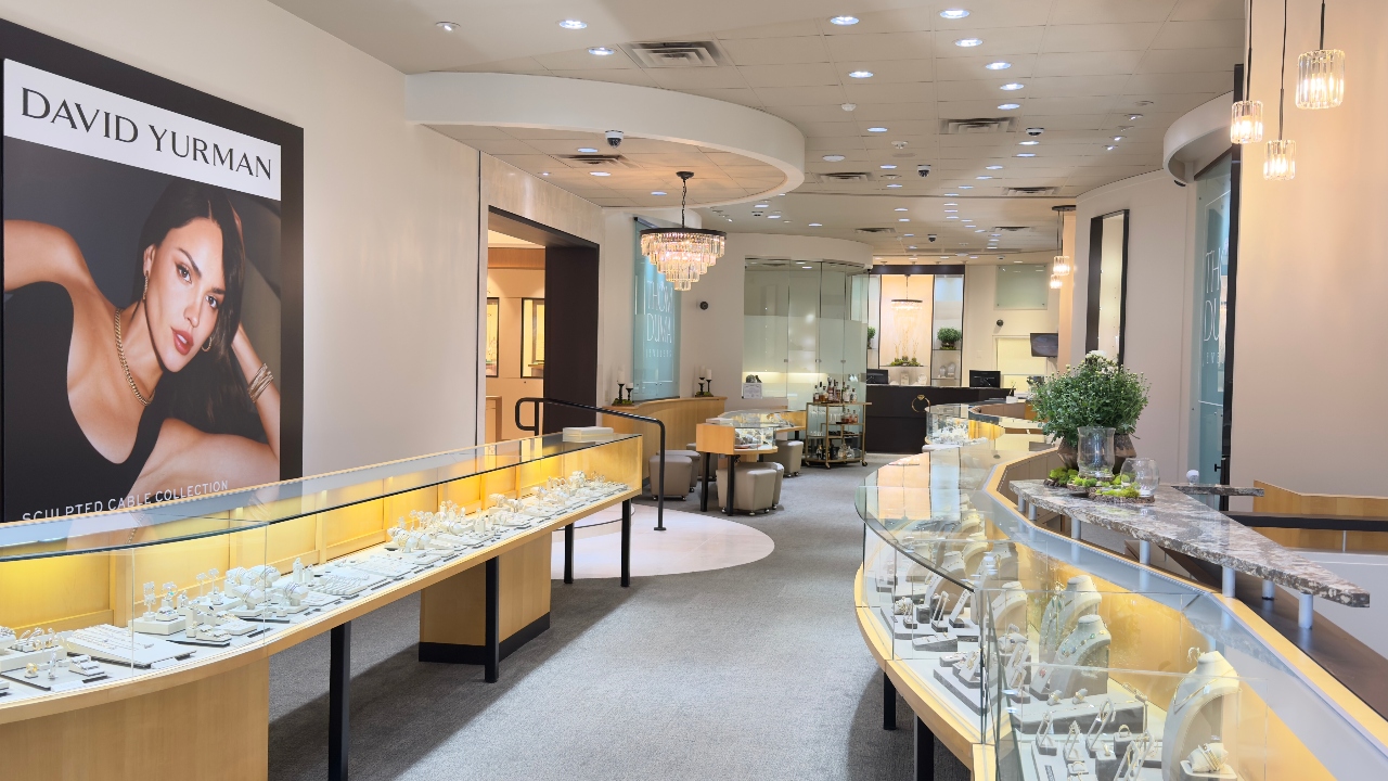 Inside view of Thom Duma Fine Jewelers in Warren, Ohio.